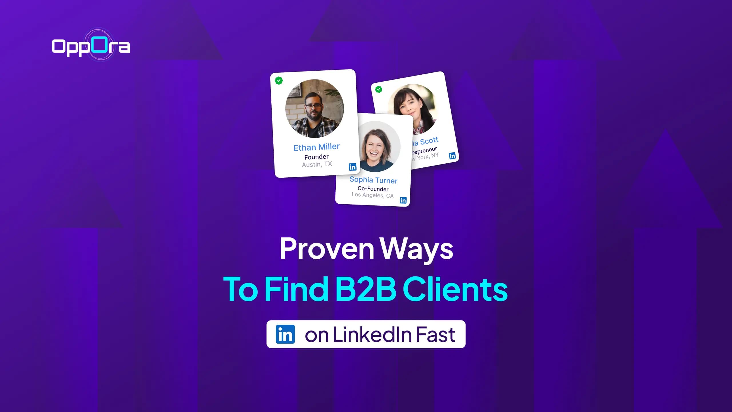 how to find b2b clients on linkedin