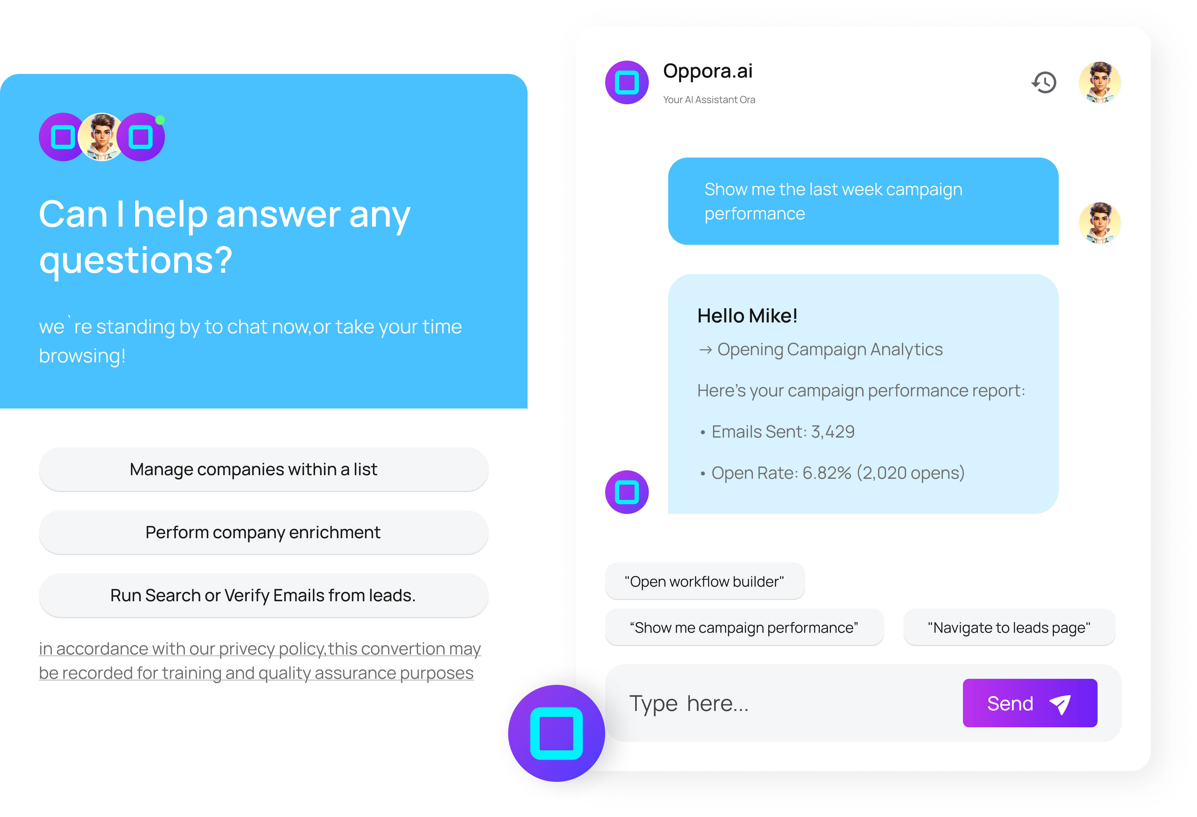 Intelligent Chat Interface